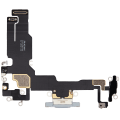 Charging Port Flex Cable Compatible For iPhone 15 (Premium) (Blue)