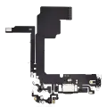 Charging Port Flex Cable Compatible For iPhone 15 Pro (Premium) (Black Titanium)